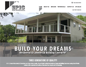 EPIC Home Professionals screen capture